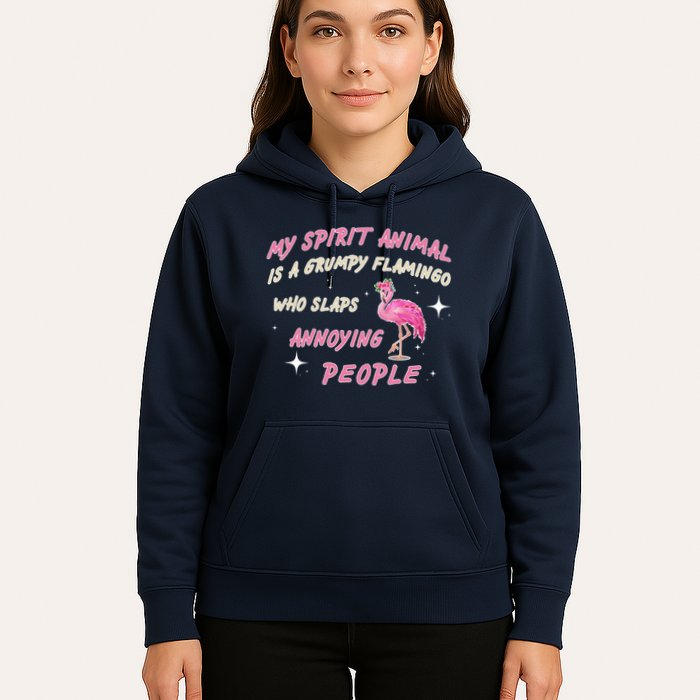 My Spirit Animal Is Grumpy Flamingo Hoodie