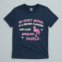 My Spirit Animal Is Grumpy Flamingo T-Shirt