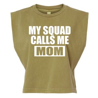 MY Squad Calls Me Mom Garment-Dyed Women's Muscle Tee