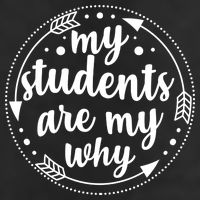 My Students Are My Why Garment-Dyed Fleece Hoodie