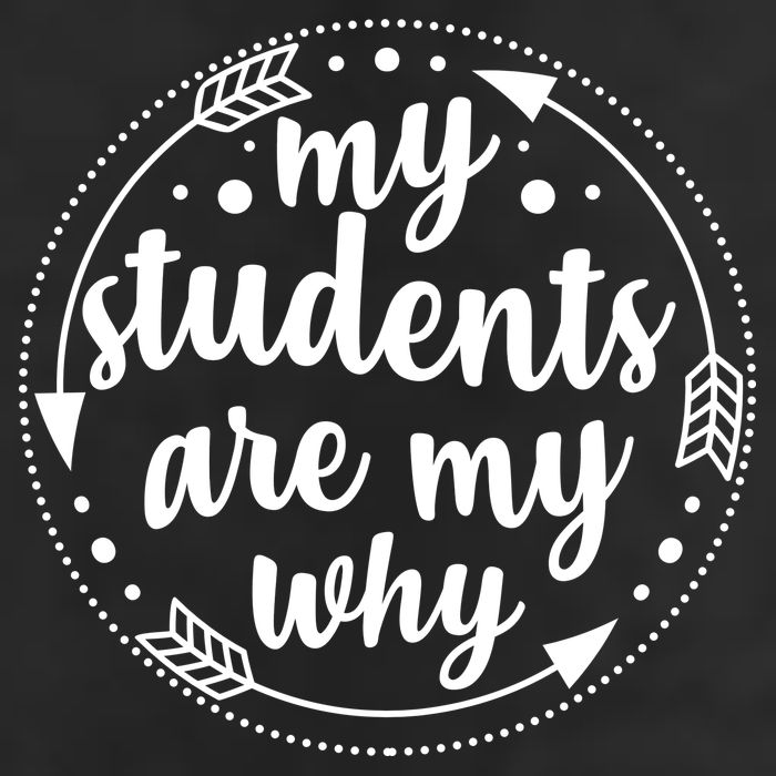 My Students Are My Why Garment-Dyed Fleece Hoodie