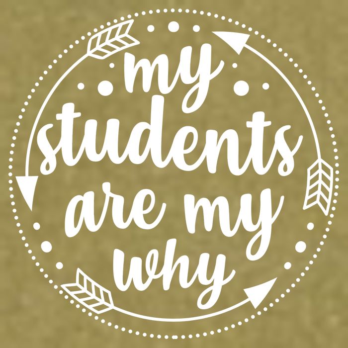 My Students Are My Why Garment-Dyed Women's Muscle Tee