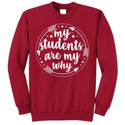 My Students Are My Why Tall Sweatshirt