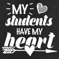 My Students Have My Heart Cute Teacher 7 Panel Mesh Trucker Snapback Hat