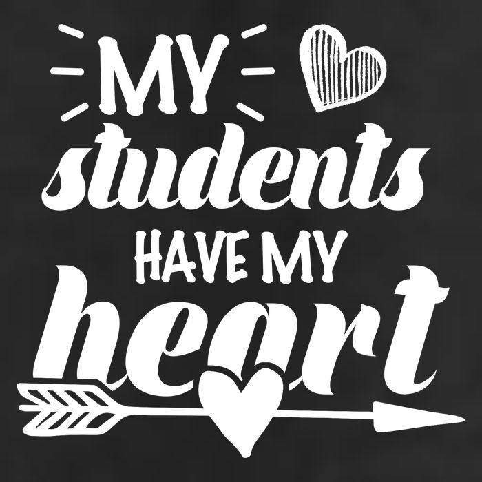My Students Have My Heart Cute Teacher Microfiber Hand Towel
