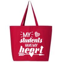 My Students Have My Heart Cute Teacher 25L Jumbo Tote