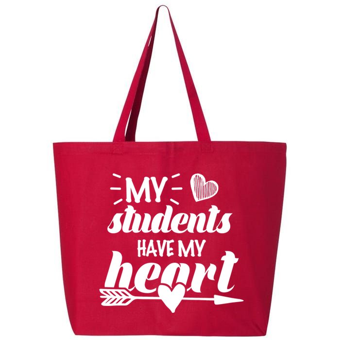 My Students Have My Heart Cute Teacher 25L Jumbo Tote