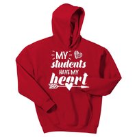 My Students Have My Heart Cute Teacher Kids Hoodie