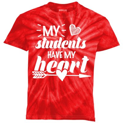 My Students Have My Heart Cute Teacher Kids Tie-Dye T-Shirt