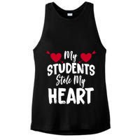 My Students Stole My Heart Ladies PosiCharge Tri-Blend Wicking Tank