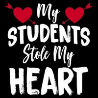 My Students Stole My Heart Drawstring Bag