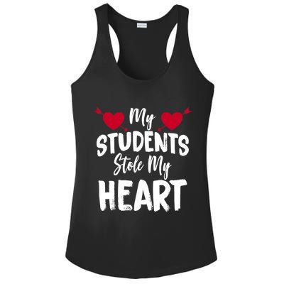 My Students Stole My Heart Ladies PosiCharge Competitor Racerback Tank