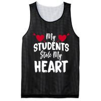 My Students Stole My Heart Mesh Reversible Basketball Jersey Tank