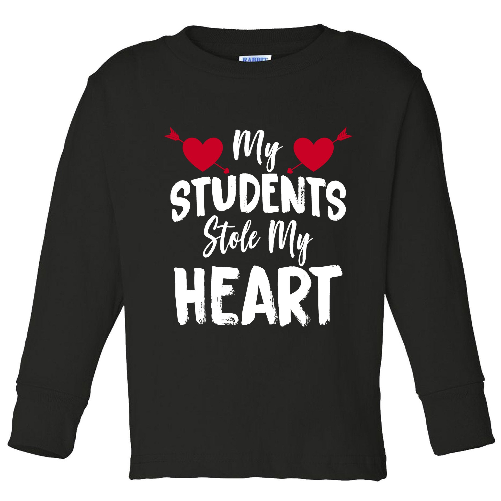 My Students Stole My Heart Toddler Long Sleeve Shirt