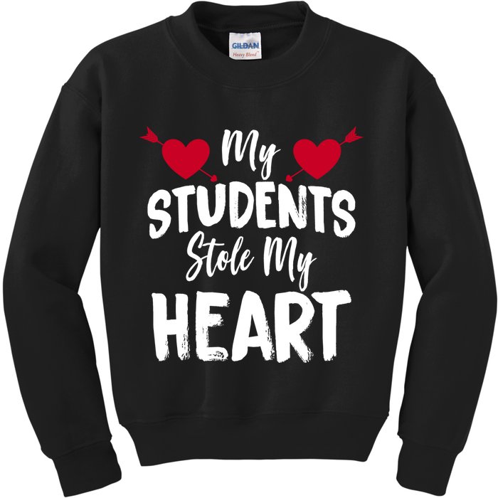 My Students Stole My Heart Kids Sweatshirt