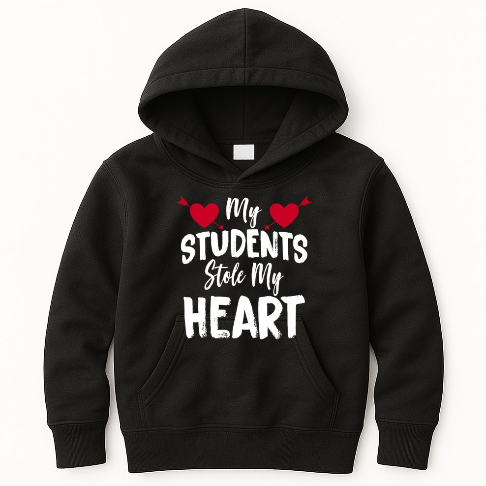 My Students Stole My Heart Kids Hoodie