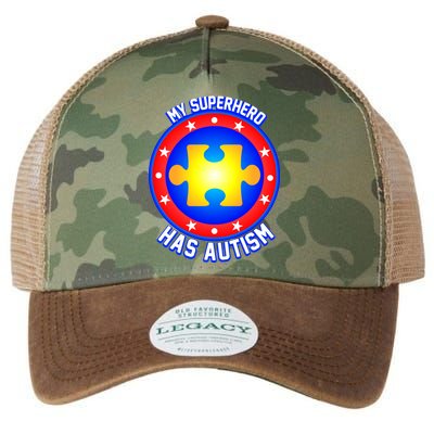 My Superhero Has Autism Legacy Tie Dye Trucker Hat