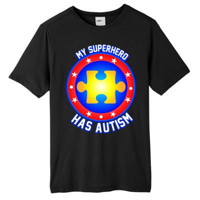 My Superhero Has Autism Tall Fusion ChromaSoft Performance T-Shirt