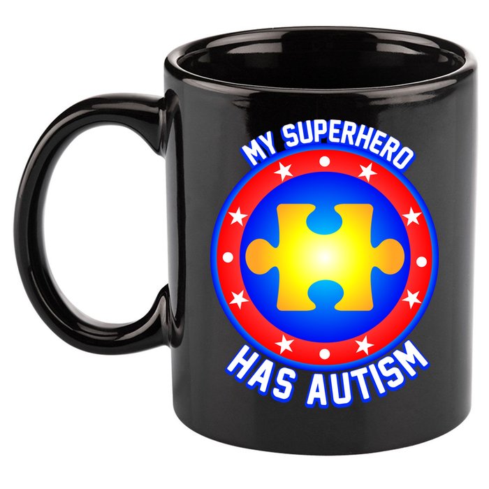 My Superhero Has Autism 11oz C Handle Ceramic Mug