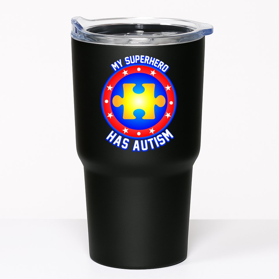 My Superhero Has Autism Tumbler