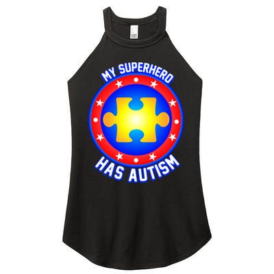 My Superhero Has Autism Women's Perfect Tri Rocker Tank