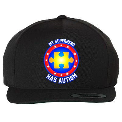 My Superhero Has Autism Wool Snapback Cap