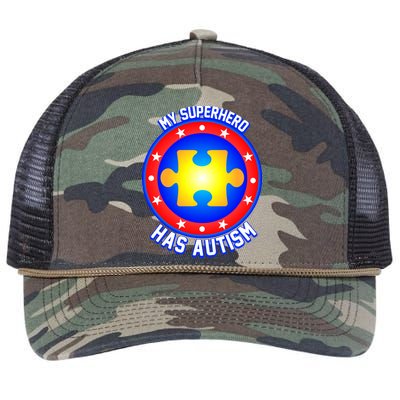 My Superhero Has Autism Retro Rope Trucker Hat Cap