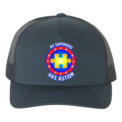 My Superhero Has Autism Yupoong Adult 5-Panel Trucker Hat