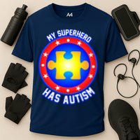 My Superhero Has Autism Cooling Performance Crew T-Shirt