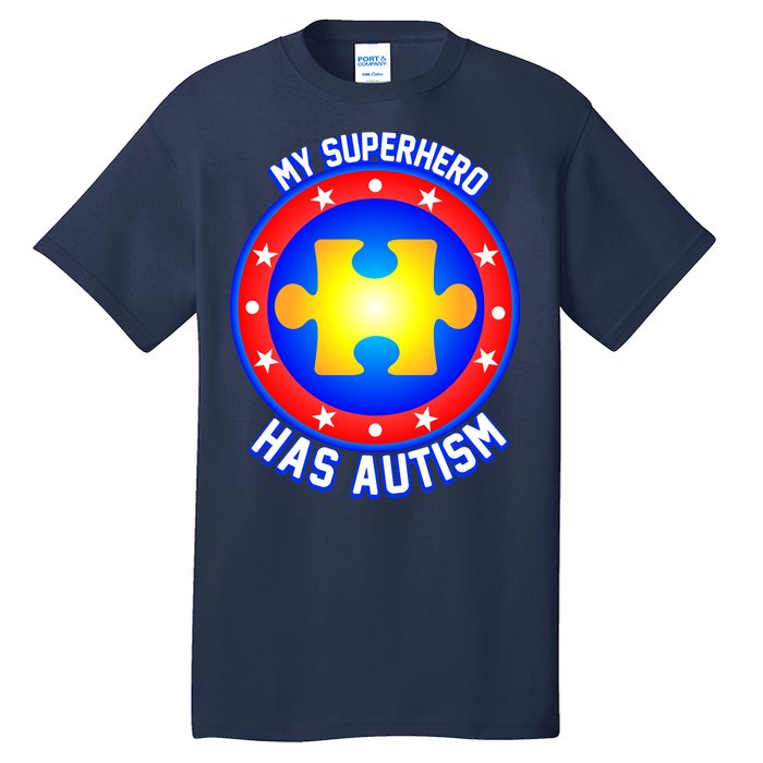 My Superhero Has Autism Tall T-Shirt