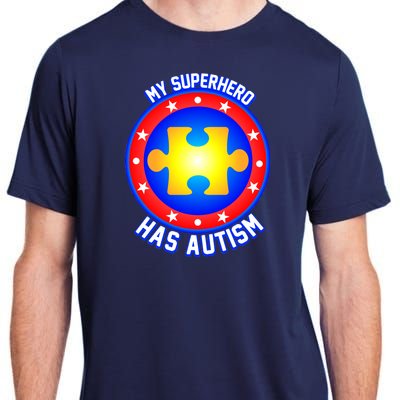 My Superhero Has Autism Adult ChromaSoft Performance T-Shirt