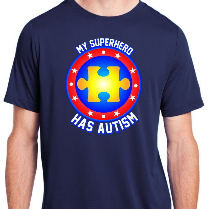 My Superhero Has Autism Adult ChromaSoft Performance T-Shirt