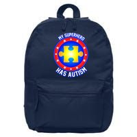 My Superhero Has Autism 16 in Basic Backpack