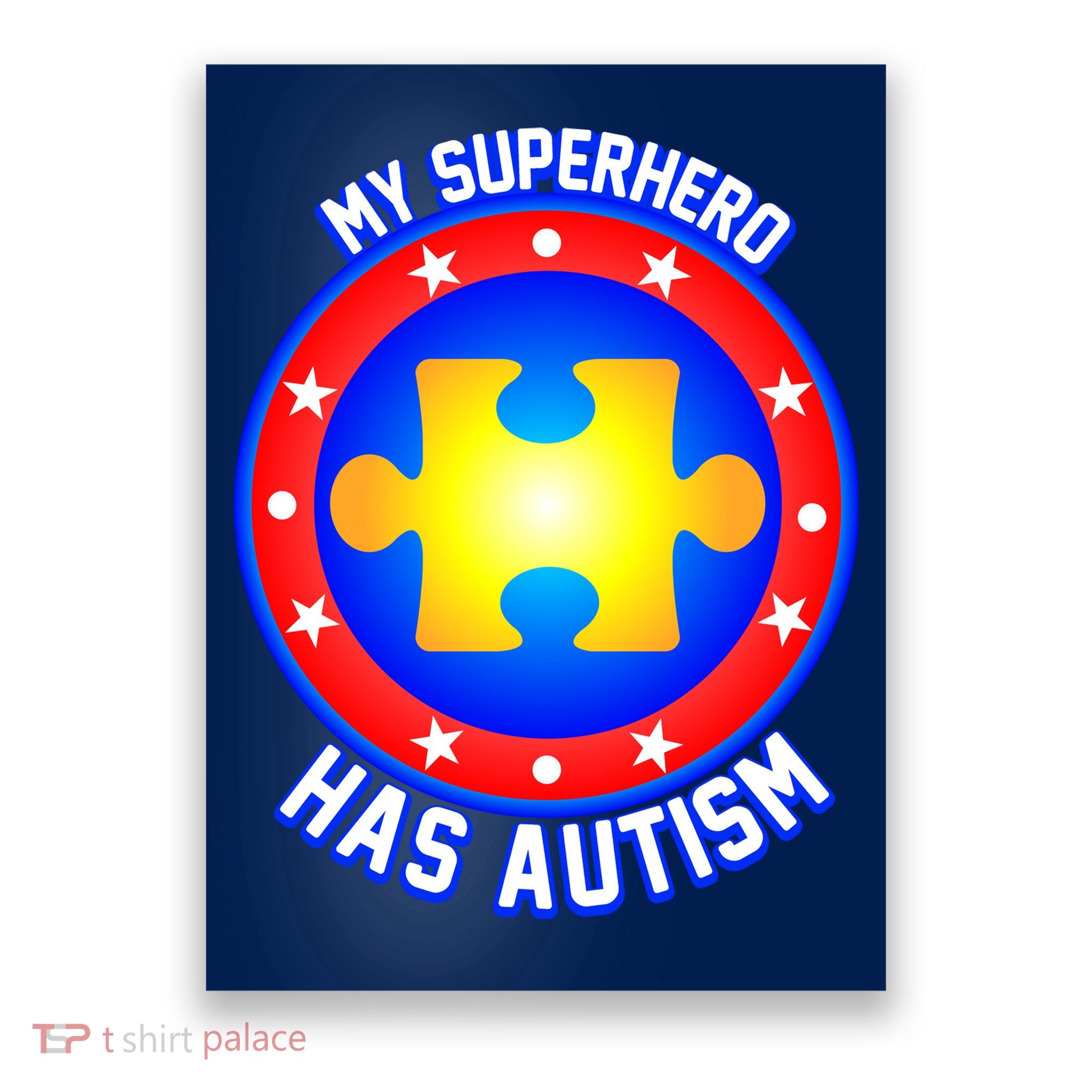 My Superhero Has Autism Poster