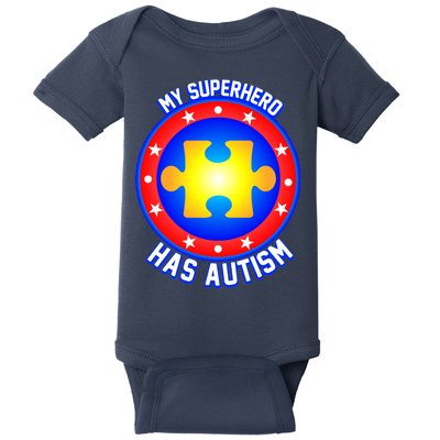 My Superhero Has Autism Baby Bodysuit