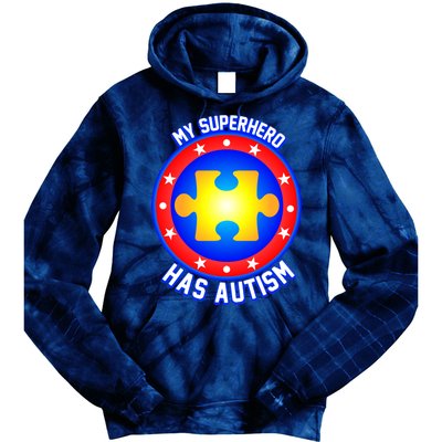 My Superhero Has Autism Tie Dye Hoodie