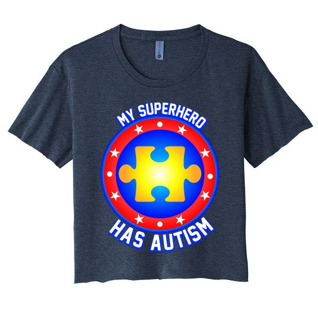 My Superhero Has Autism Crop Top