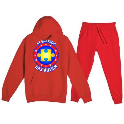 My Superhero Has Autism Premium Hooded Sweatsuit Set