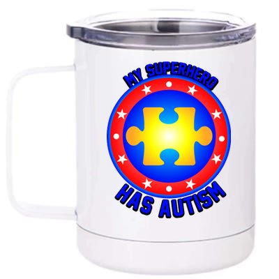 My Superhero Has Autism 12 oz Stainless Steel Tumbler Cup