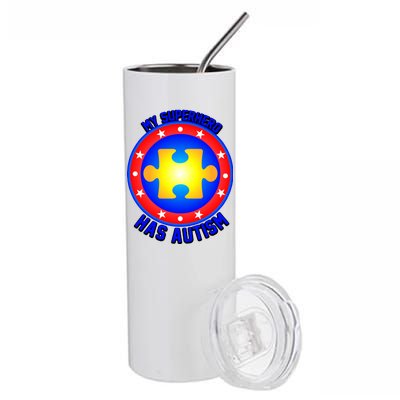 My Superhero Has Autism Stainless Steel Tumbler