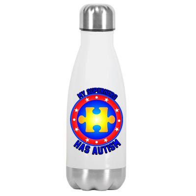 My Superhero Has Autism Stainless Steel Insulated Water Bottle