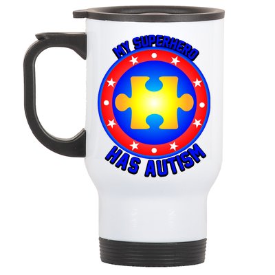 My Superhero Has Autism Stainless Steel Travel Mug