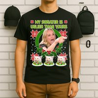My Sweater Is Uglier Than Yours Yelling Cat Meme  T-Shirt
