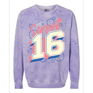 My Sweet Sixteen Colorblast Crewneck Sweatshirt