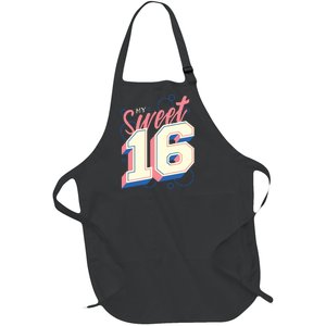 My Sweet Sixteen Full-Length Apron With Pockets