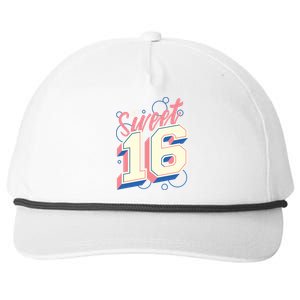 My Sweet Sixteen Snapback Five-Panel Rope Hat