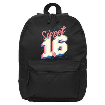 My Sweet Sixteen 16 in Basic Backpack