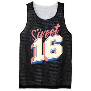 My Sweet Sixteen Mesh Reversible Basketball Jersey Tank