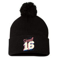 My Sweet Sixteen Pom Pom 12in Knit Beanie