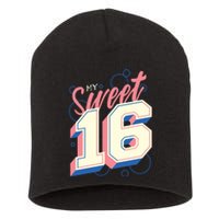 My Sweet Sixteen Short Acrylic Beanie